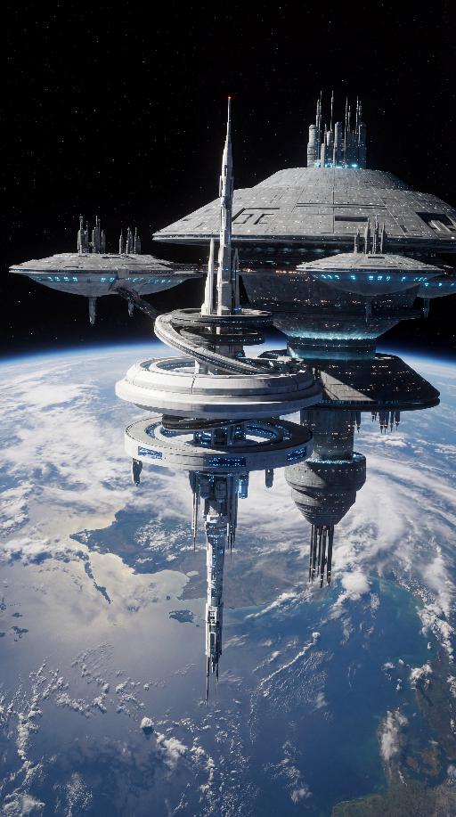 S.A.B.E.R. Spacedock AI effects generated image