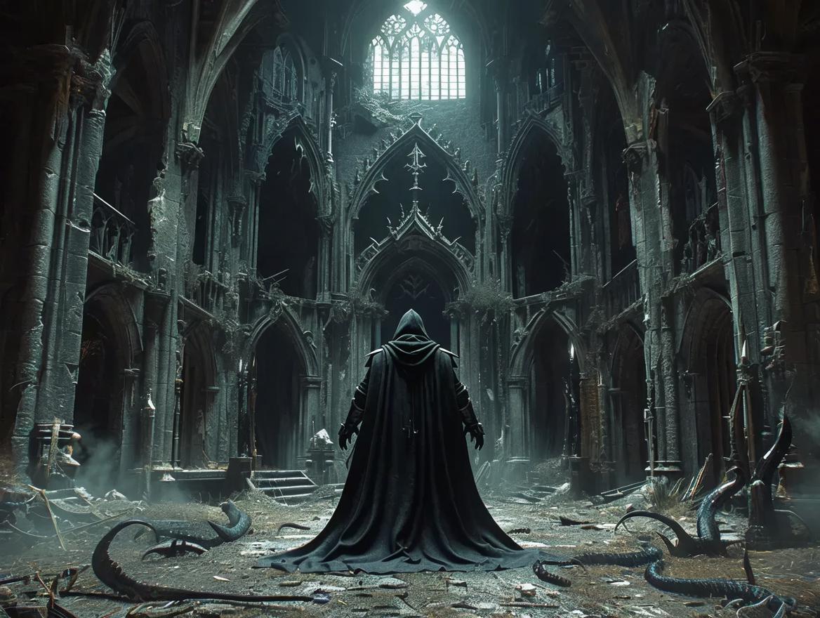 Dark Ritual 40k AI-Generated Dark Fantasy Horror Ritual, Warhammer 40k, Hyperrealism ...