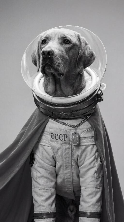 Cosmo the Superdog Noir of Earth-1 (2) AI effects generated image