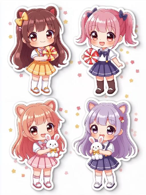 可爱的我们 AI effects generated image