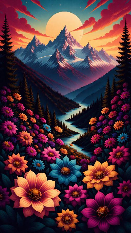 Text to Image AI effects generated image