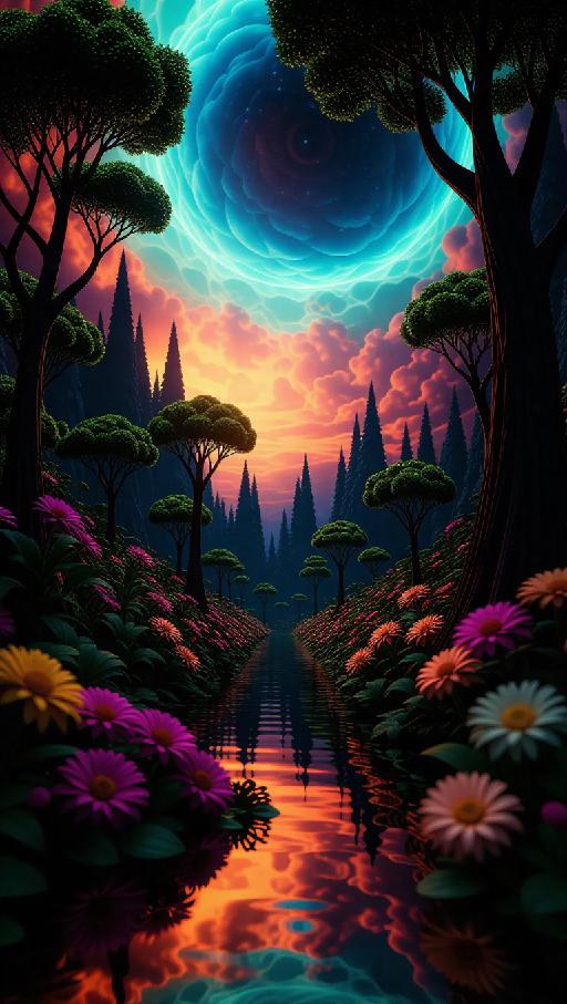 Text to Image AI effects generated image